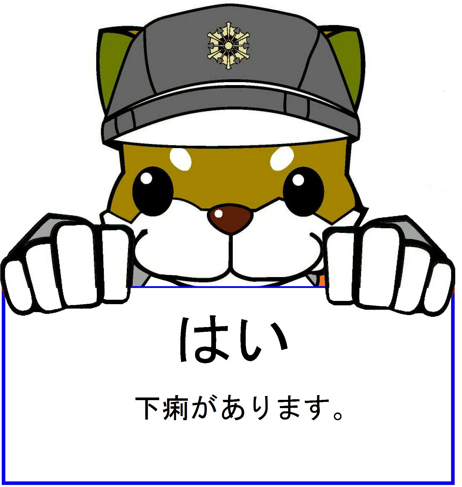 はい　下痢があります。