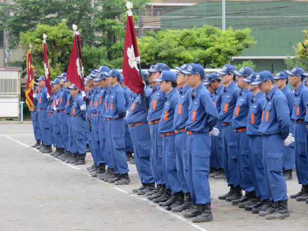 消防大会開会式写真