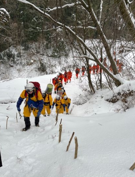 積雪寒冷地で活動する消防職員3