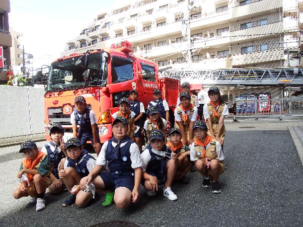 はしご車集合写真