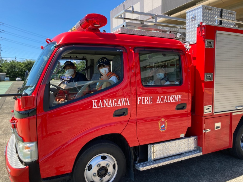 消防学校ポンプ車