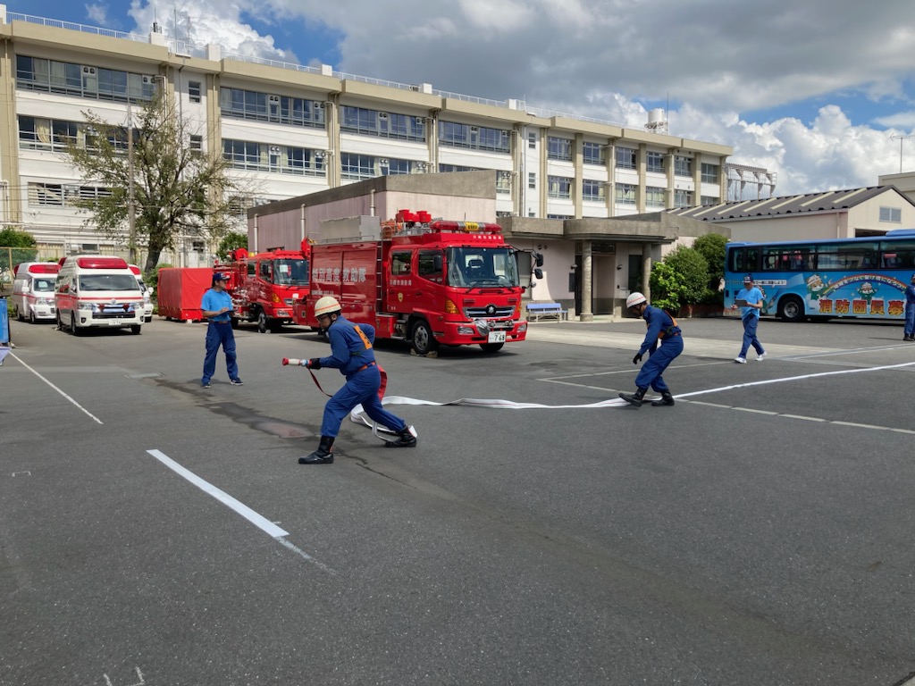 ポンプ操法実施写真