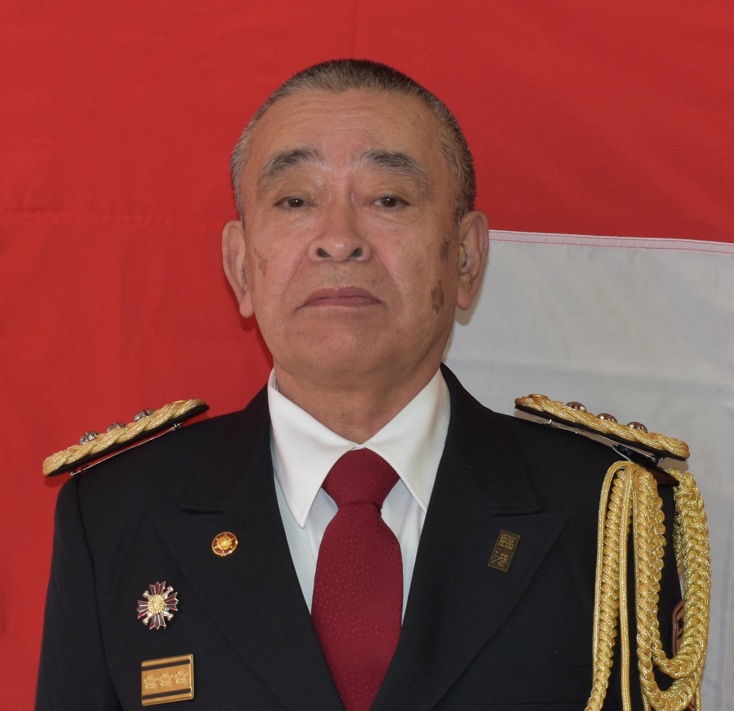 臨港消防団長　清水　潔の画像