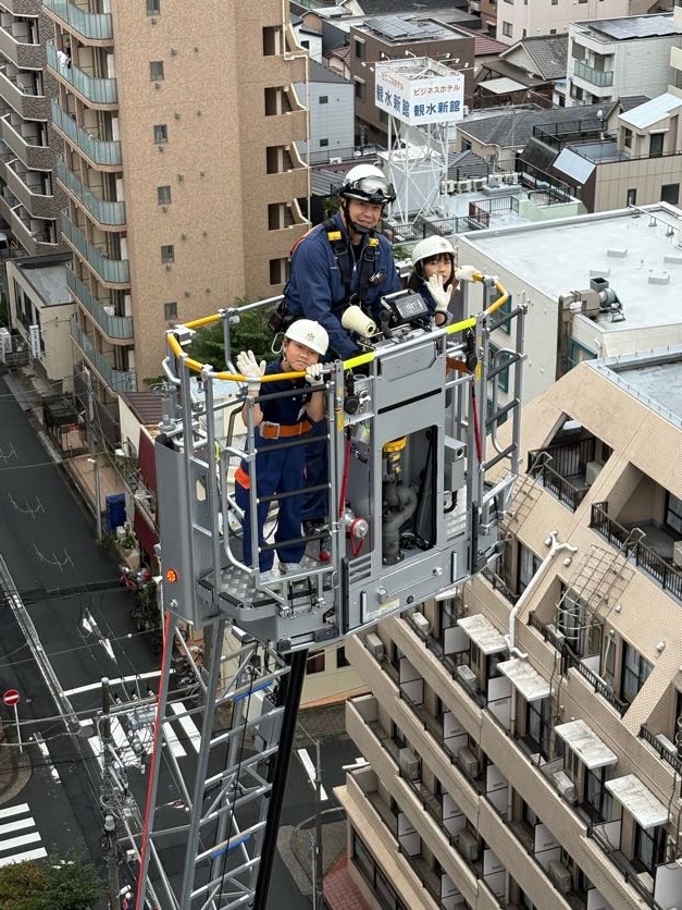 はしご車ちょい伸ばし