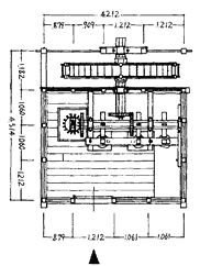 水車小屋平面図