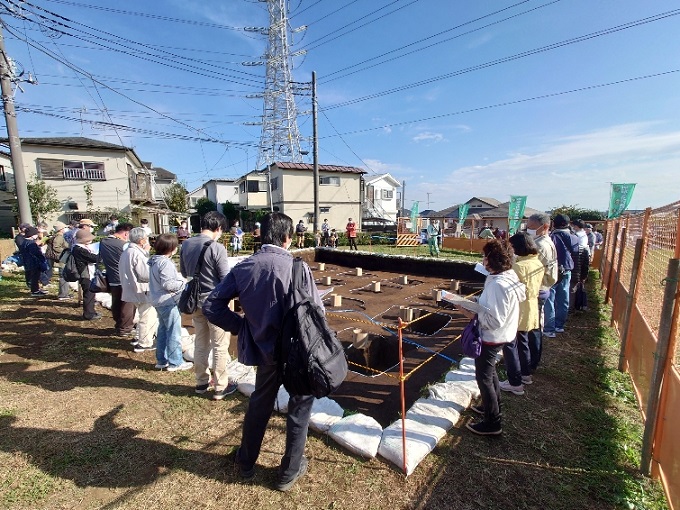 成果をいち早くお知らせする現地見学会