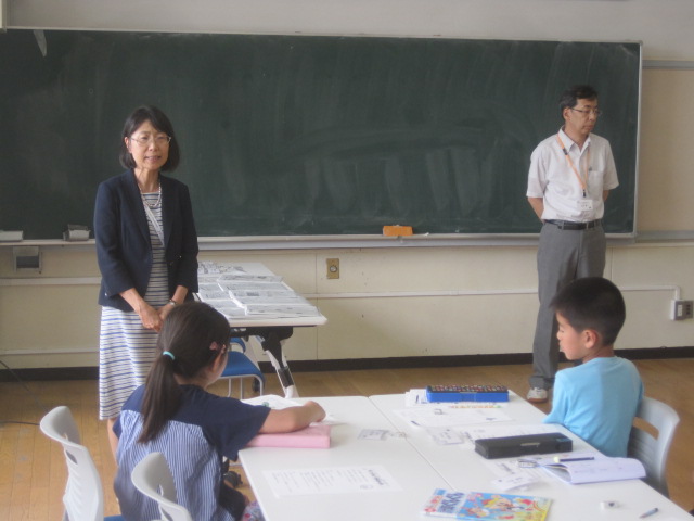 寺子屋ぎょくせん　学習支援の様子1