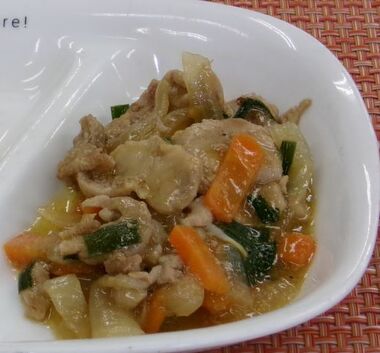 豚肉の黒こしょう炒め