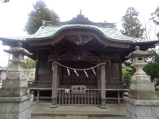 岡上神社拝殿及び覆殿