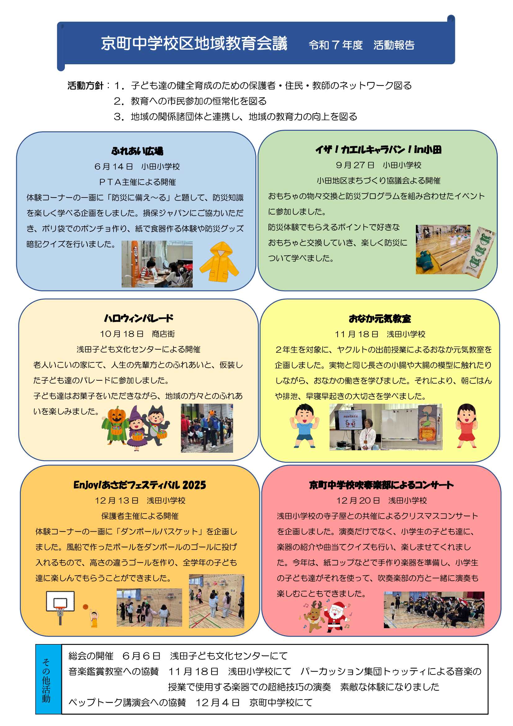 京町中学校区　地域教育会議