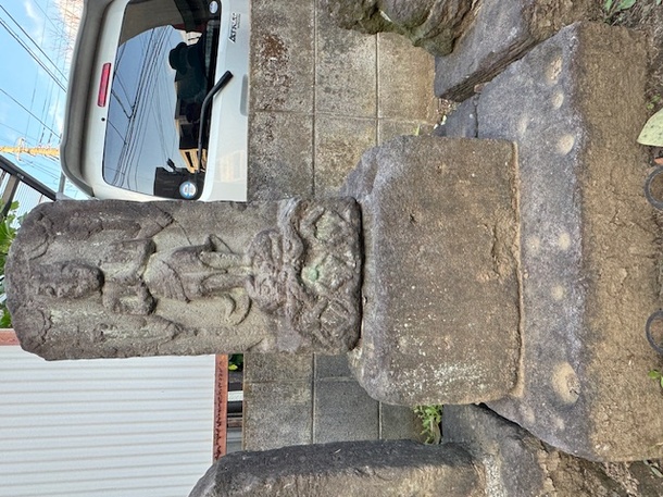 岡上神社の安政2年銘庚申塔