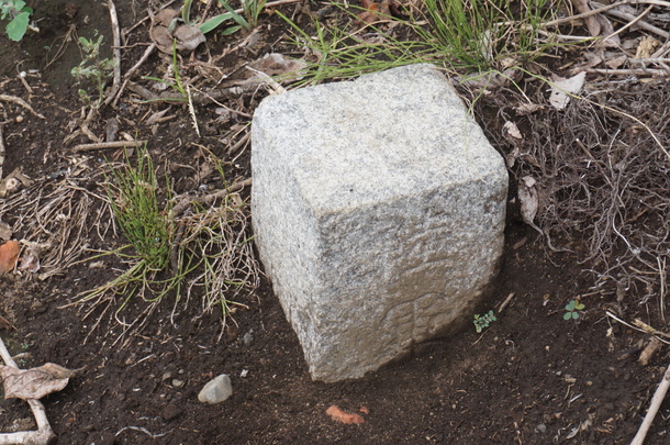 神木の陸軍郡相知境界標