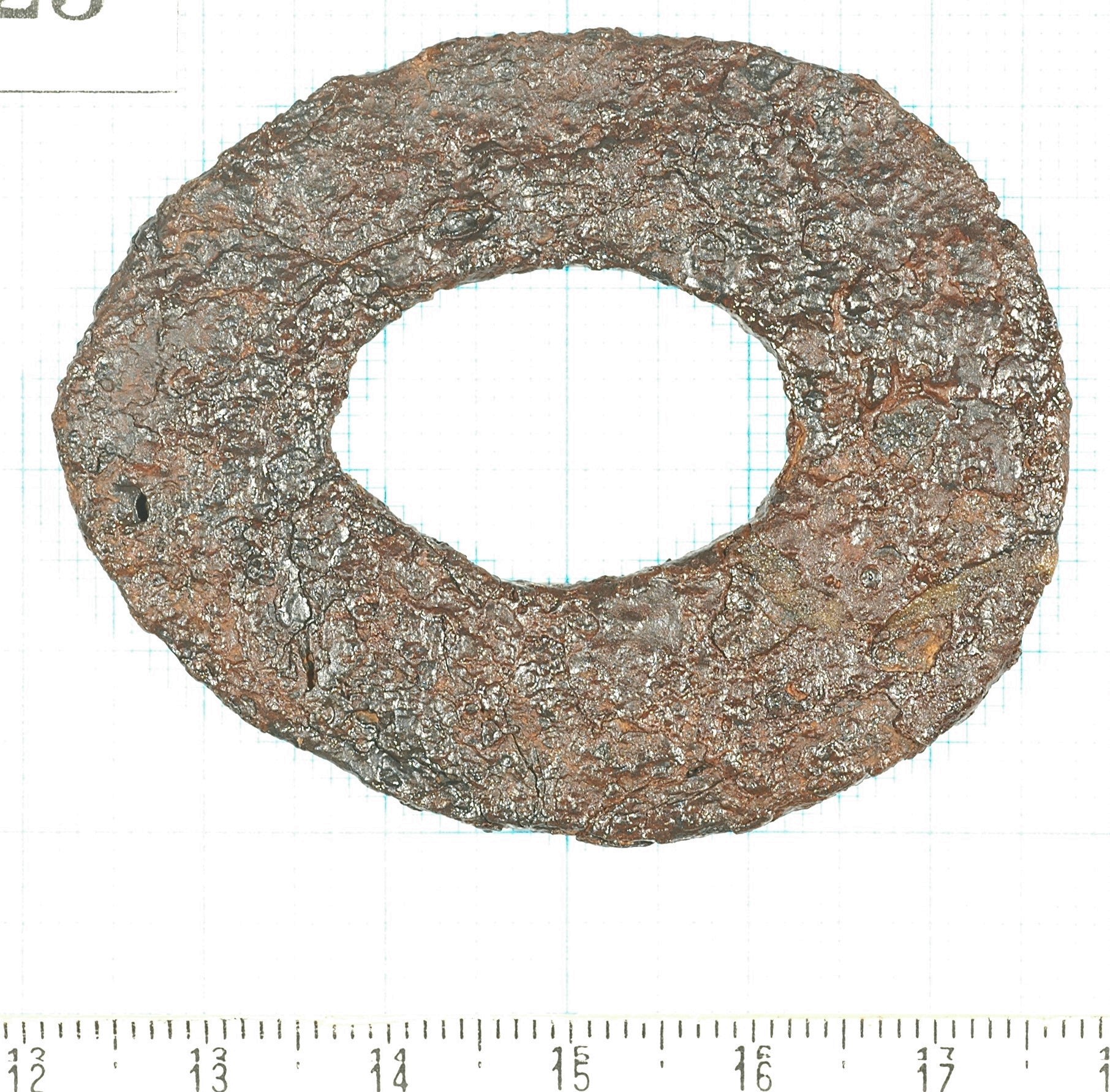 小刀の部品の一部。処理後。