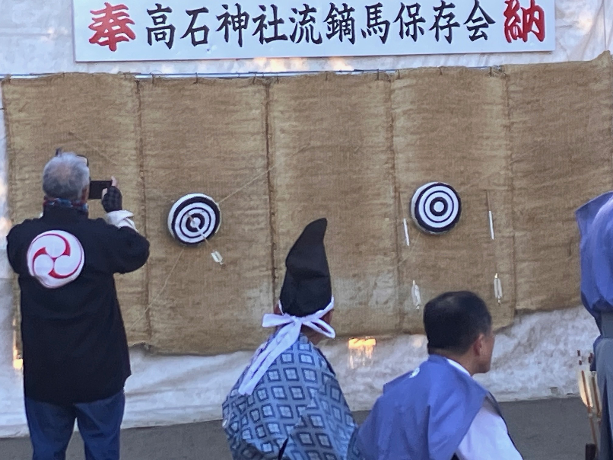 的に命中した様子