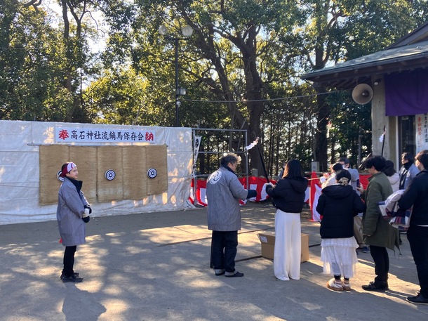 中学生以上による射的