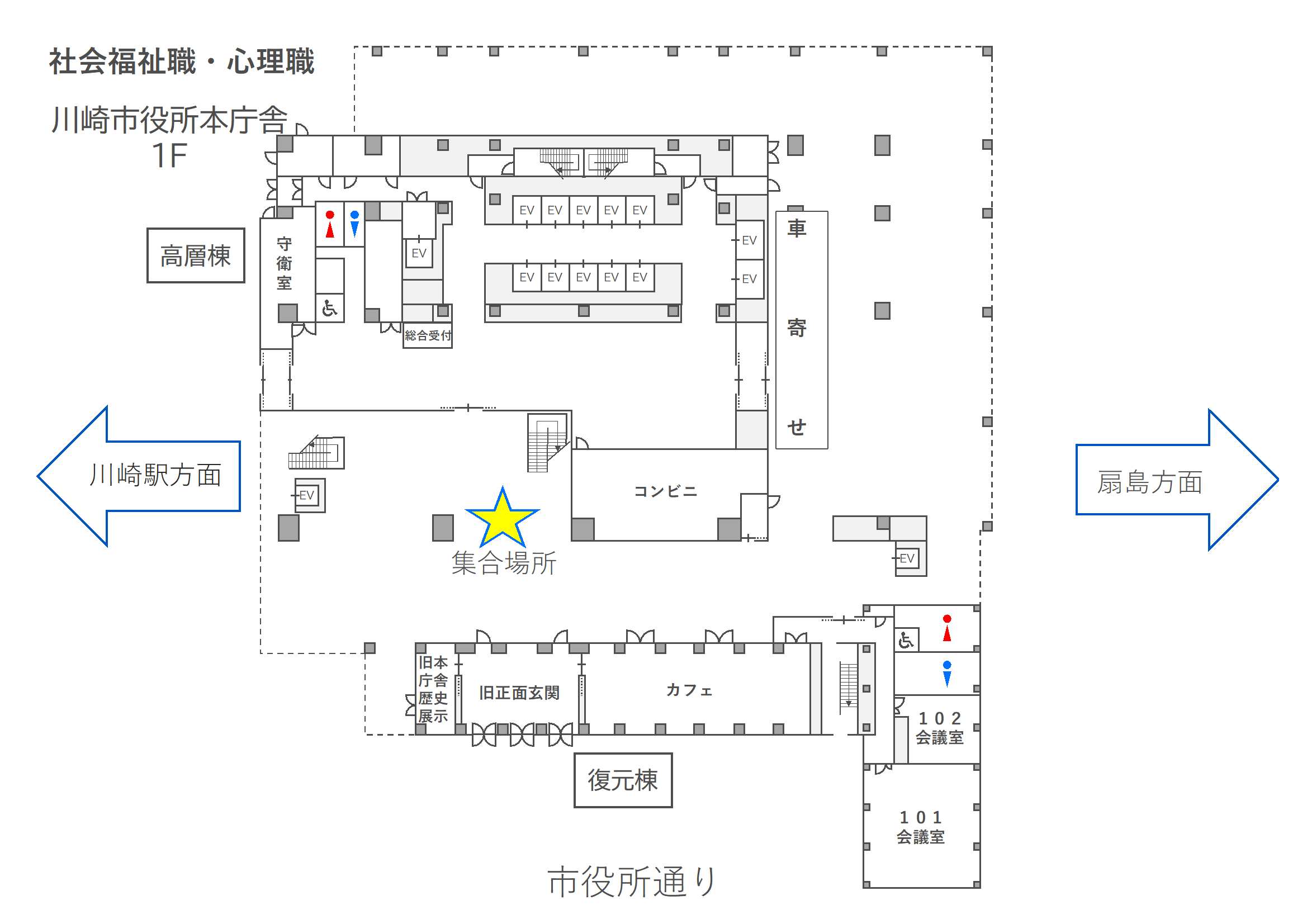 当日の集合場所