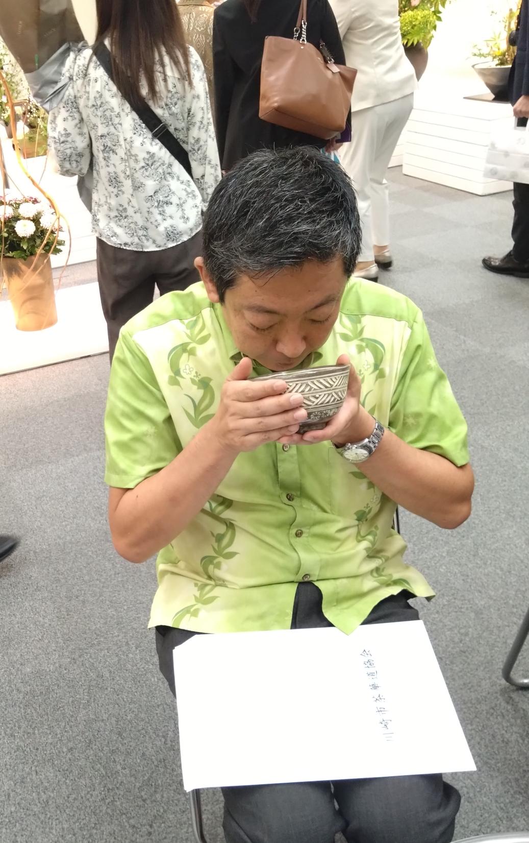 茶道体験の様子