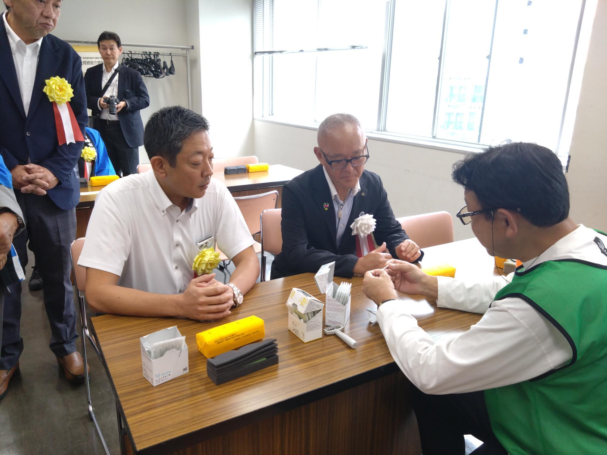 視察の様子