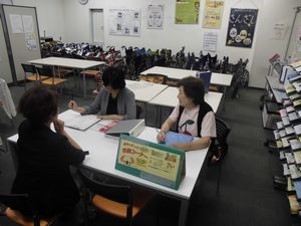 社協のボラティア相談コーナーの様子写真