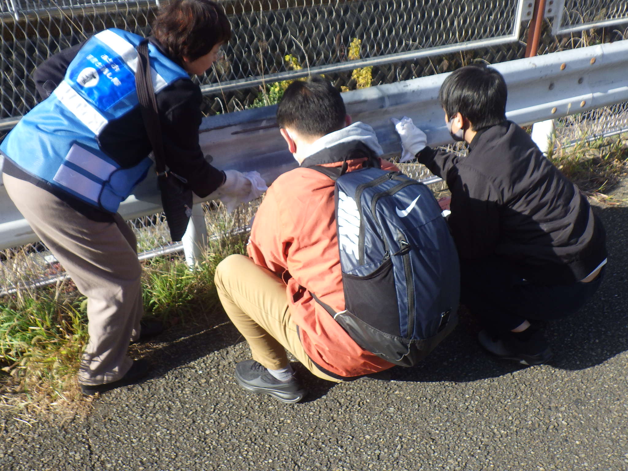 落書き消しの様子(1)です。