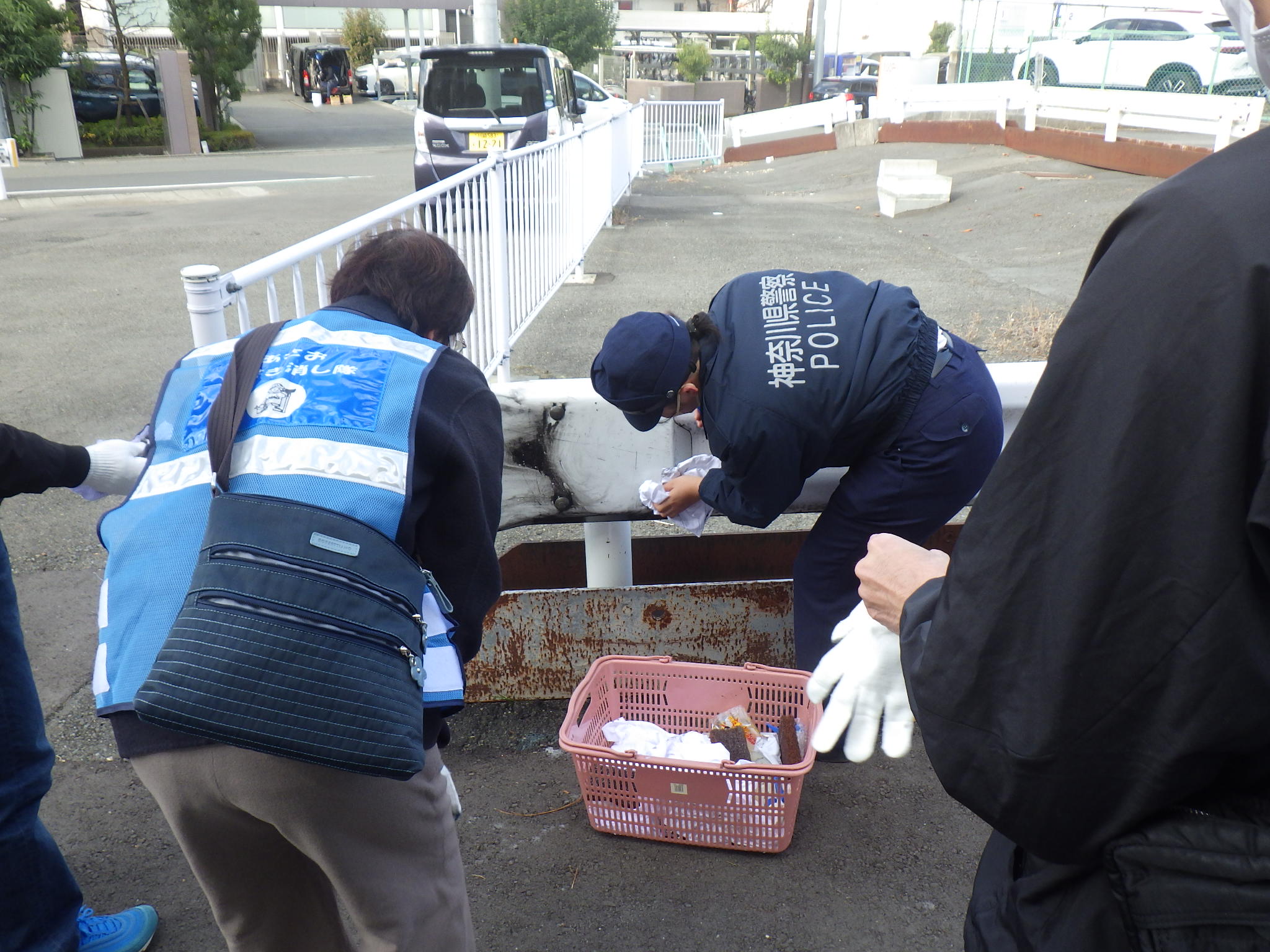落書き消しの様子(2)です。