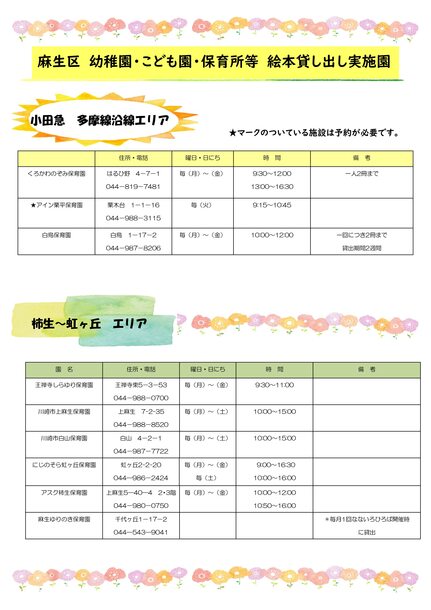 絵本貸出園1