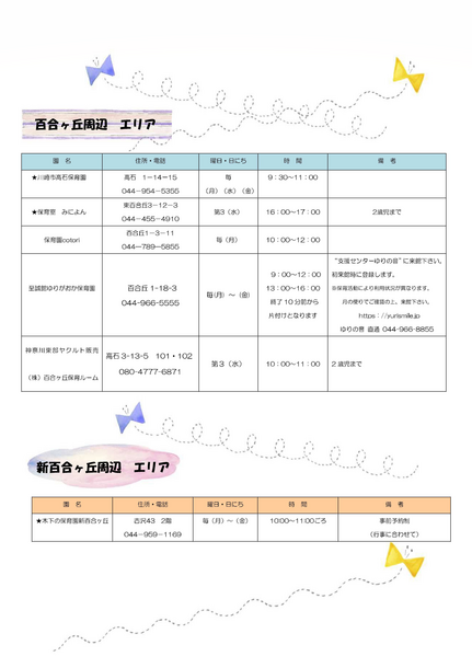 室内開放の案内