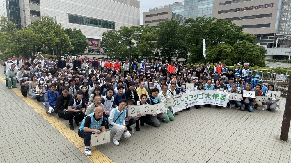 前回5月開催の新百合ヶ丘駅周辺クリーンアップ大作戦