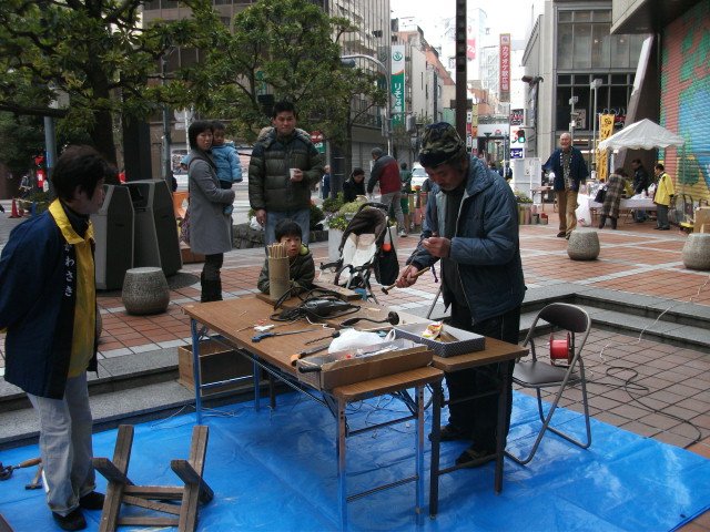 希望者にはその場で加工