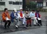 日枝大神社交差点交通量調査写真