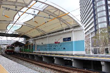 京急大師線　港町駅ホーム