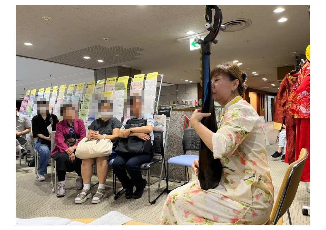 中国文化紹介の様子