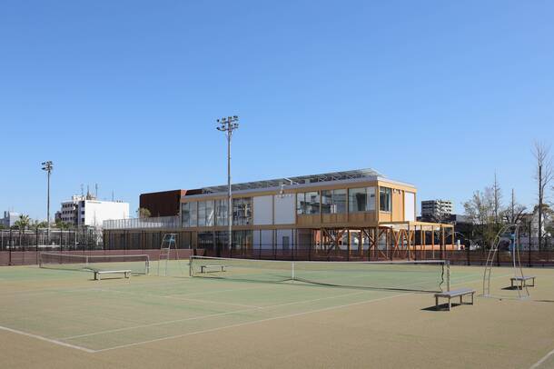 富士見公園テニス場