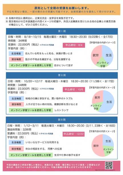 チラシ裏面