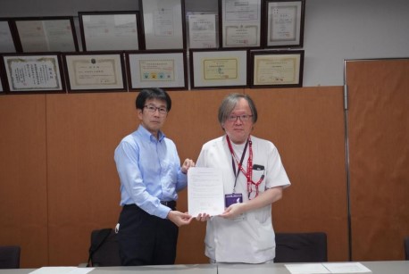 ハローワーク川崎北と川崎市立川崎病院の締結写真