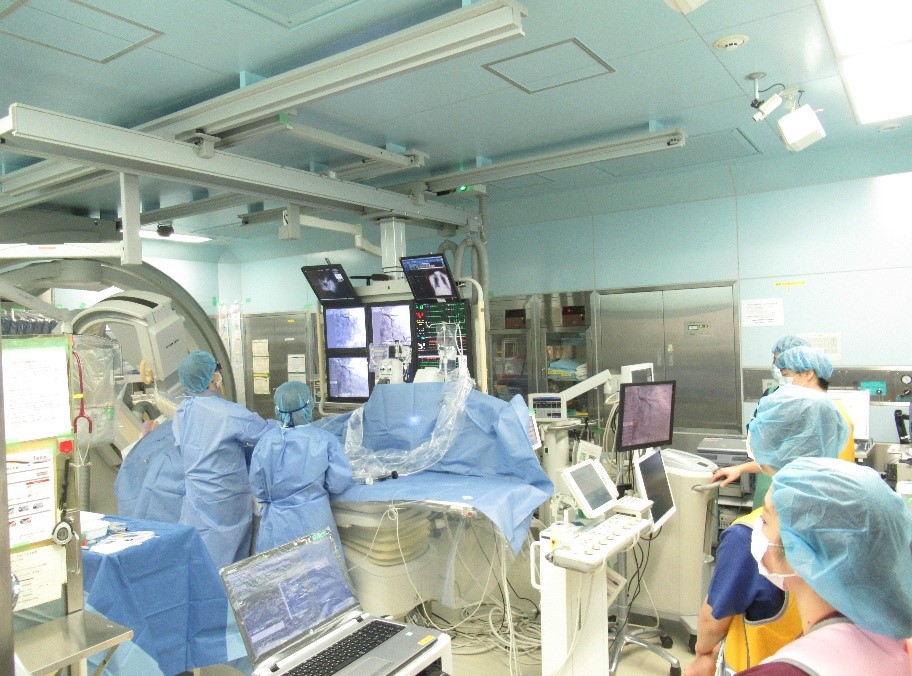 心臓カテーテル室の様子1