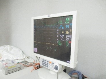 ベッドサイドモニターの写真