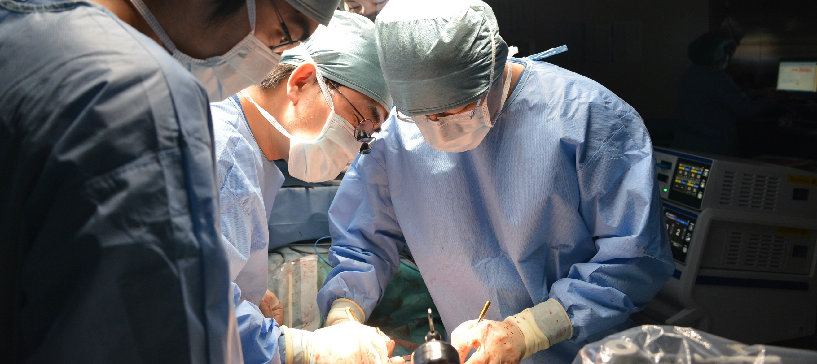手術中の写真
