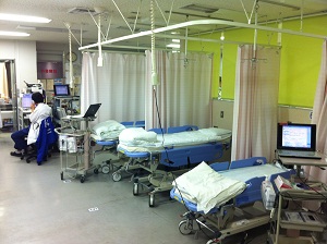 救急外来(ER)の様子