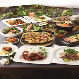 アジアンフェスタで食べられるフードのイメージ