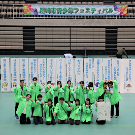 昨年度の青少年フェスティバル当日の実行委員の様子