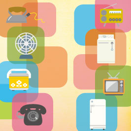 Illustration of an electrical appliance for family use