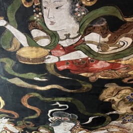 龍臺寺本堂の天井画