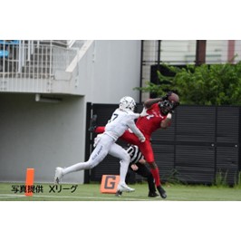 アメフト試合の様子 写真提供 Xリーグ