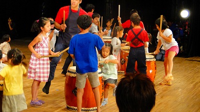 大塚太鼓　体験コーナー