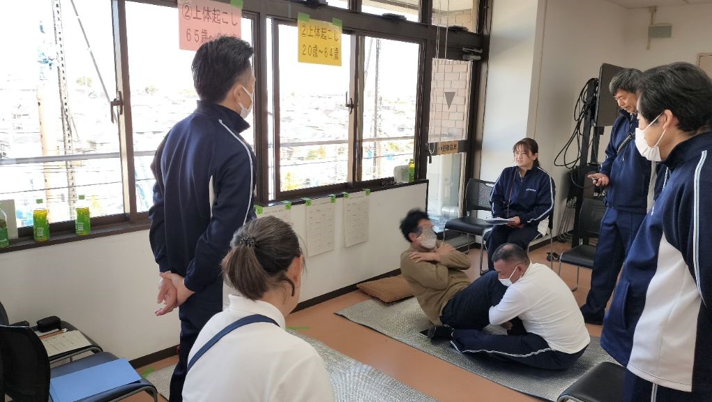 体力テストの写真