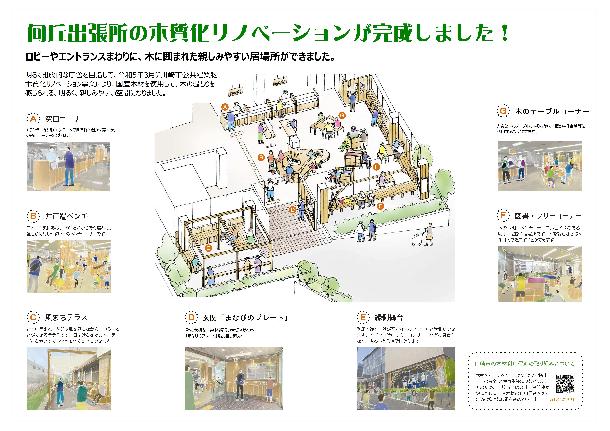 向丘出張所木質化リノベーション工事