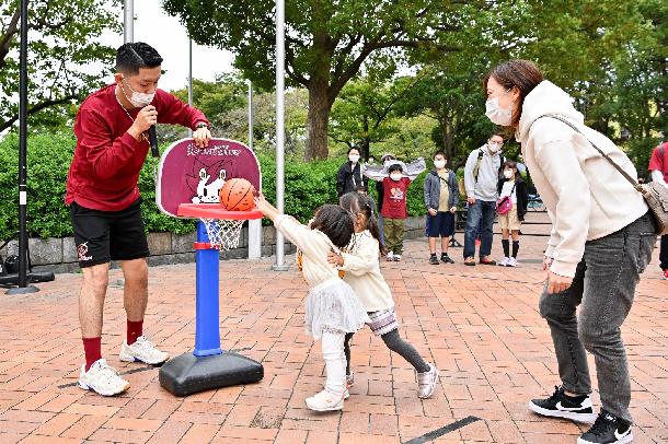 川崎ブレイブサンダース画像 ミニバスケットボール体験