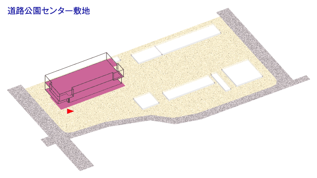 建設センター建物配置イメージ