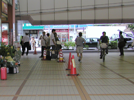 会議後の武蔵中原駅